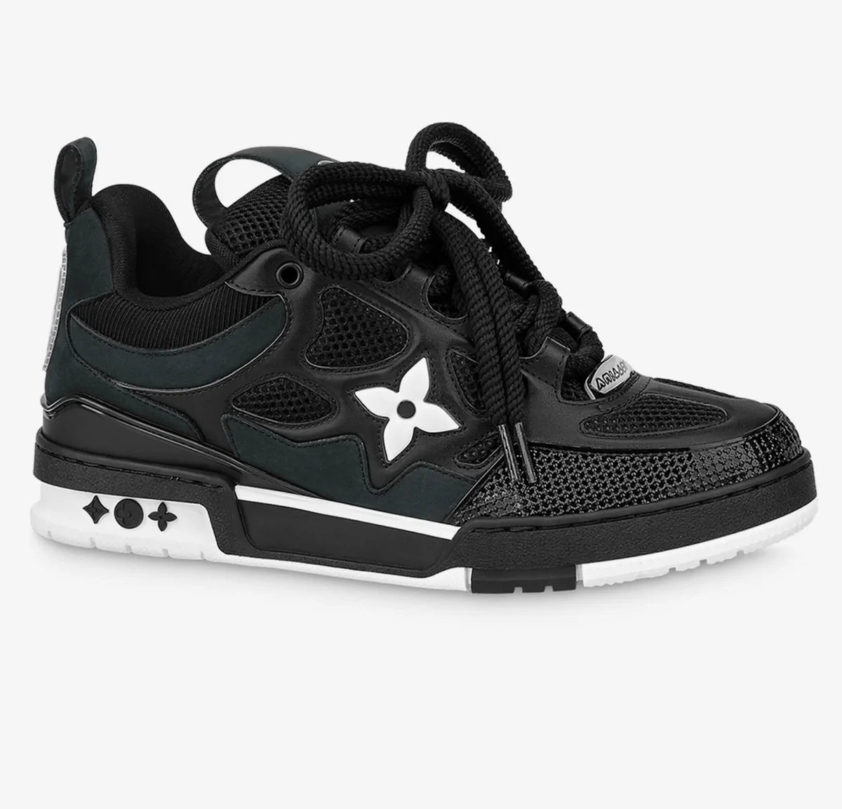 LV SKATE 'BLACK/WHITE' TRAINERS