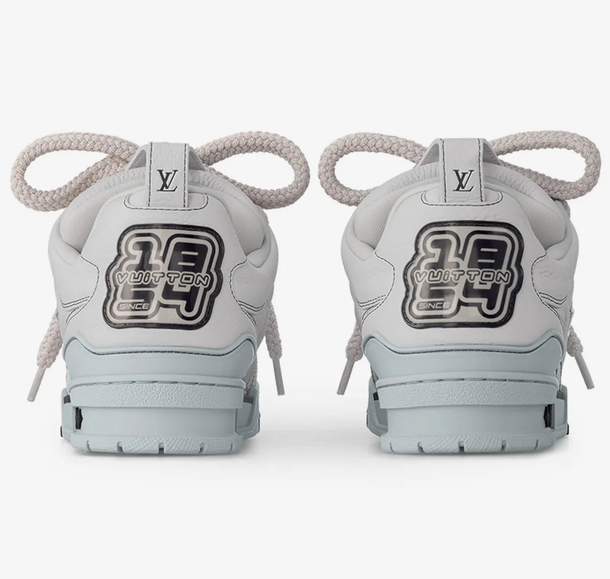 LV SKATE 'GREY' TRAINERS
