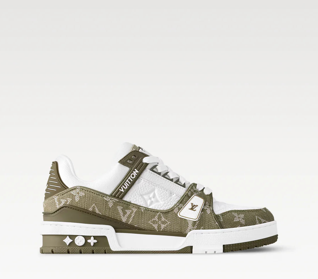 LV MONOGRAM 'KAKI DENIM' TRAINERS
