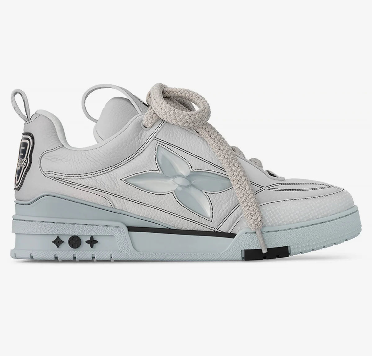 LV SKATE 'GREY' TRAINERS