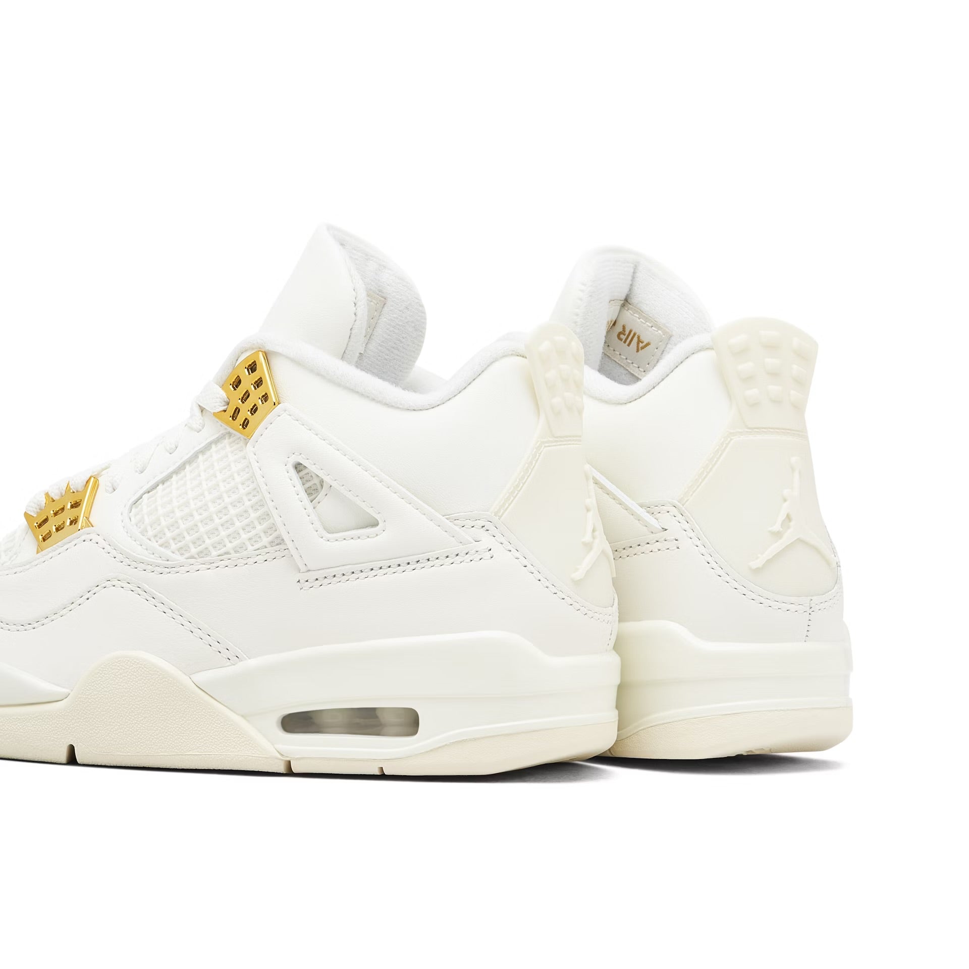 AIR JORDAN 4 RETRO SAIL METALLIC GOLD - Sneakerz Club UK