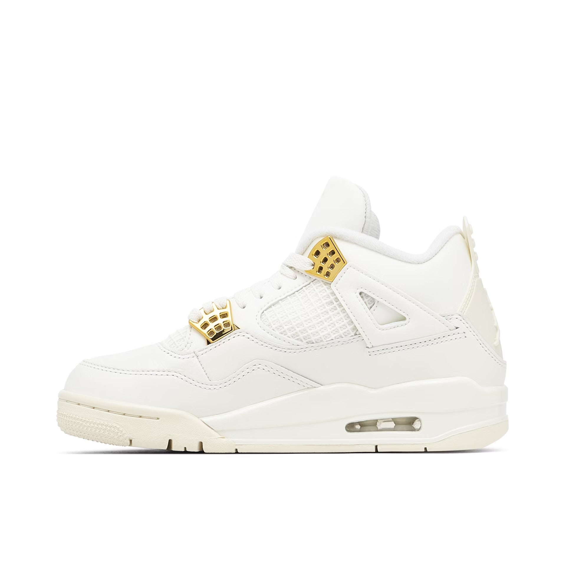 AIR JORDAN 4 RETRO SAIL METALLIC GOLD - Sneakerz Club UK