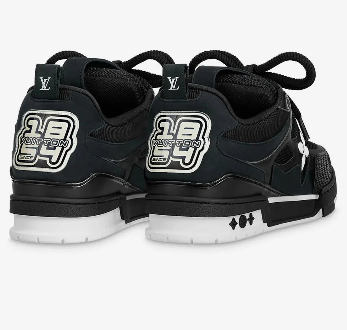 LV SKATE 'BLACK/WHITE' TRAINERS