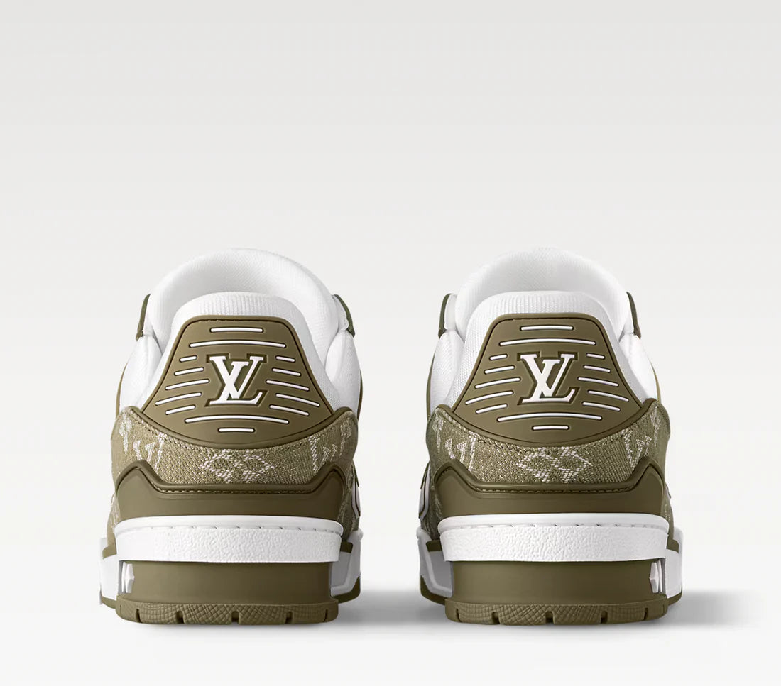 LV MONOGRAM 'KAKI DENIM' TRAINERS