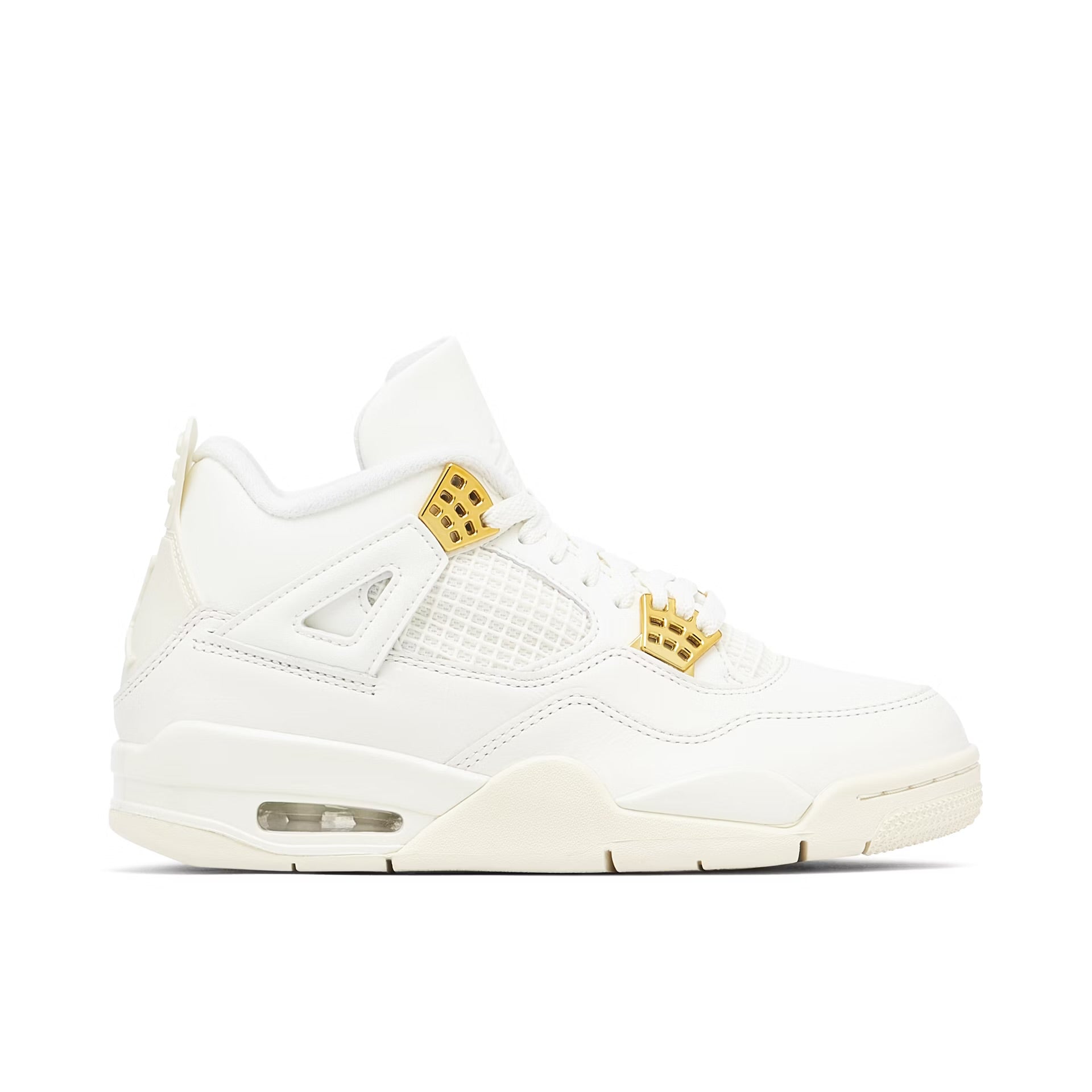 AIR JORDAN 4 RETRO SAIL METALLIC GOLD - Sneakerz Club UK