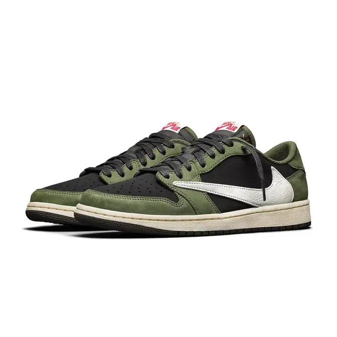 AIR JORDAN 1 LOW x TRAVIS SCOTT 'LOW BLACK OLIVE - Sneakerz Club UK
