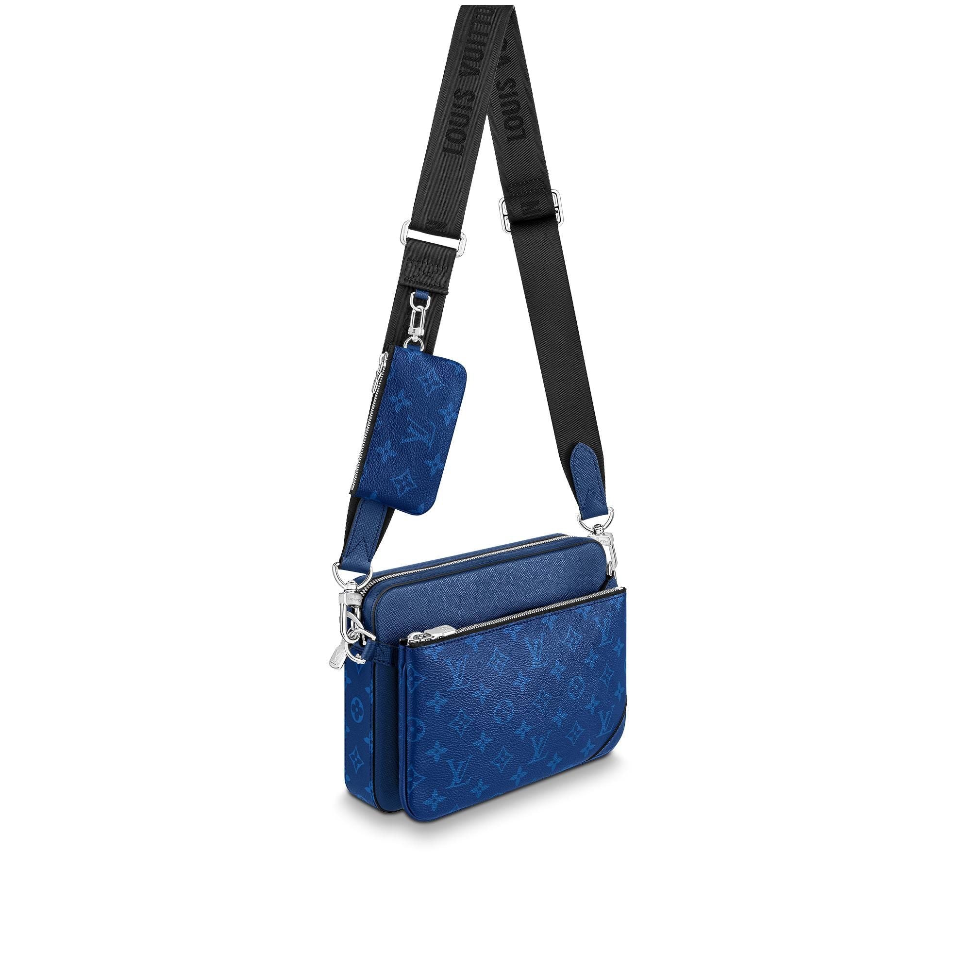 LV Trio Messenger Bag Blue - Sneakerz Club UK