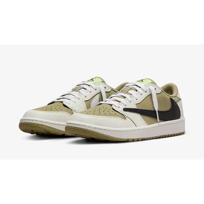 AIR JORDAN 1 LOW x TRAVIS SCOTT GOLF 'OLIVE BLACK' - Sneakerz Club UK
