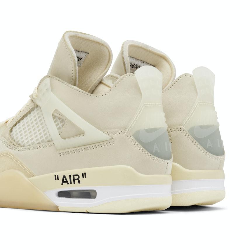 AIR JORDAN 4 RETRO OFF-WHITE SAIL - Sneakerz Club UK