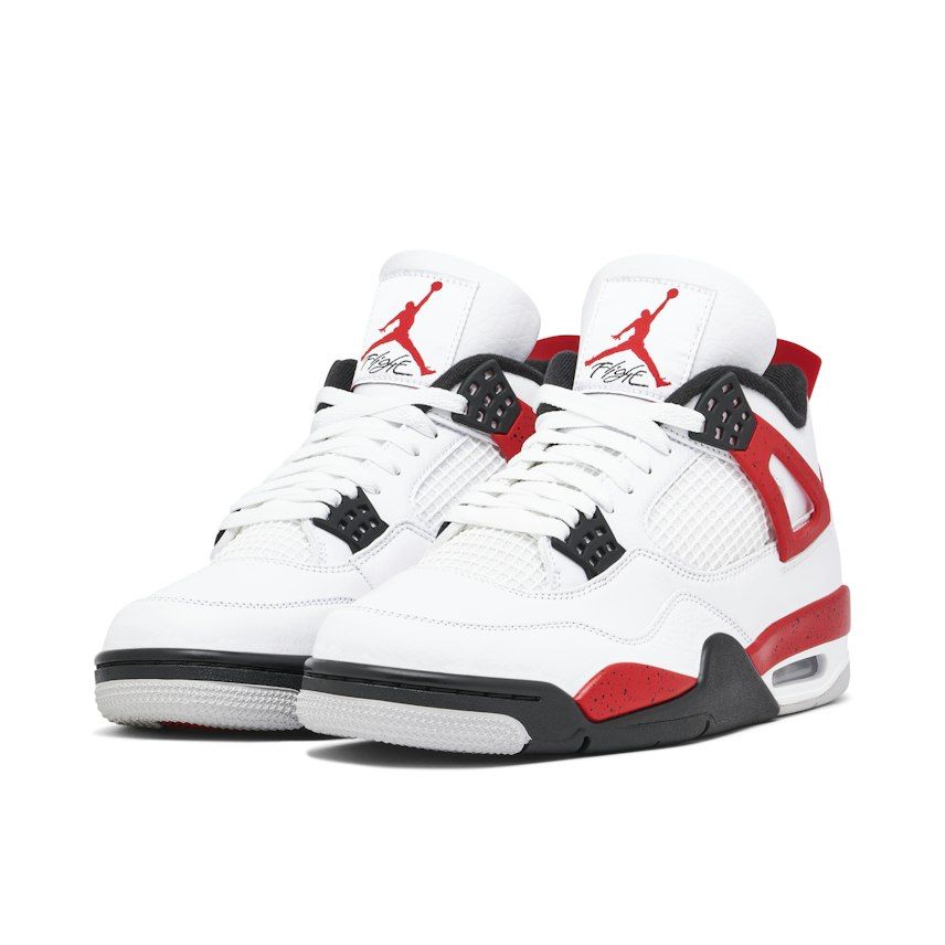 AIR JORDAN 4 RETRO RED CEMENT - Sneakerz Club UK
