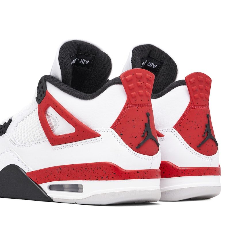 AIR JORDAN 4 RETRO RED CEMENT - Sneakerz Club UK