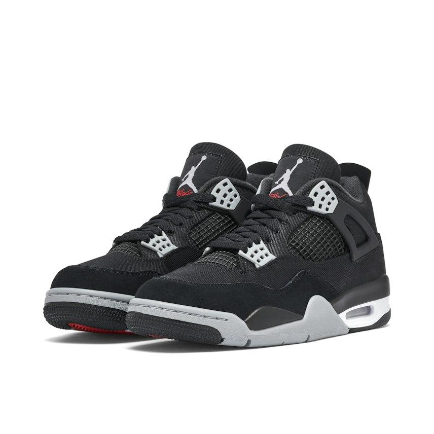 AIR JORDAN 4 RETRO SE BLACK CANVAS - Sneakerz Club UK