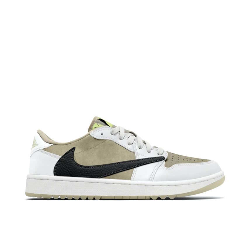 AIR JORDAN 1 LOW x TRAVIS SCOTT GOLF 'OLIVE BLACK' - Sneakerz Club UK