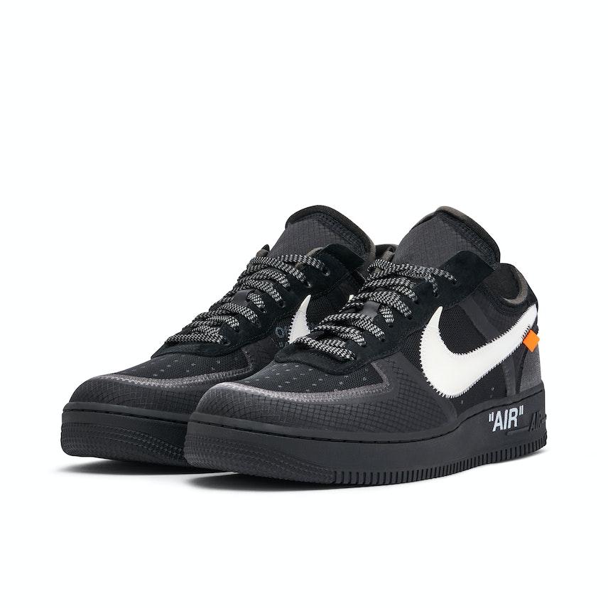 nike air force 1 off white moma black