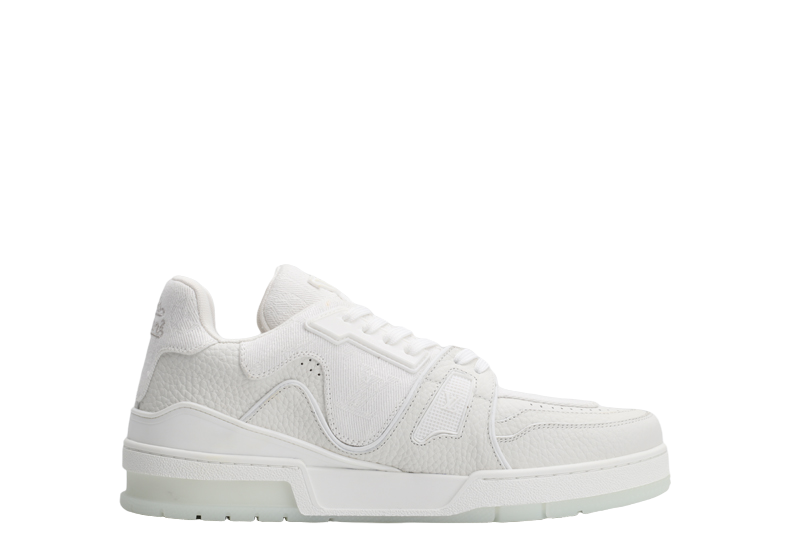 LV Trainer All White - Sneakerz Club UK