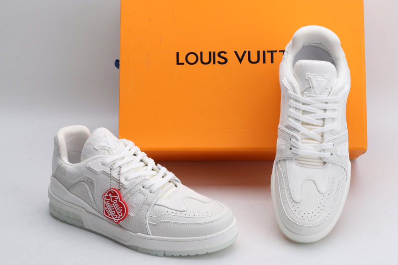 LV Trainer All White - Sneakerz Club UK