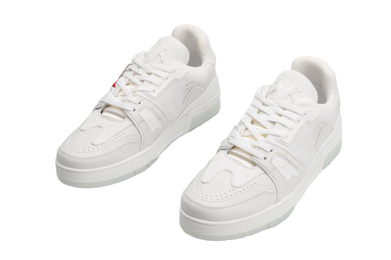LV Trainer All White - Sneakerz Club UK