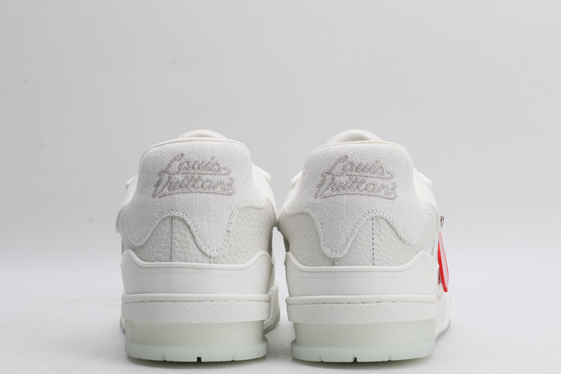 LV Trainer All White - Sneakerz Club UK