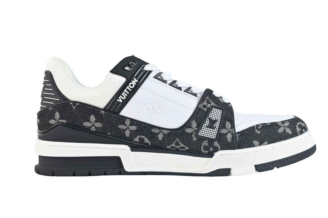 LV Trainer White Black White - Sneakerz Club UK