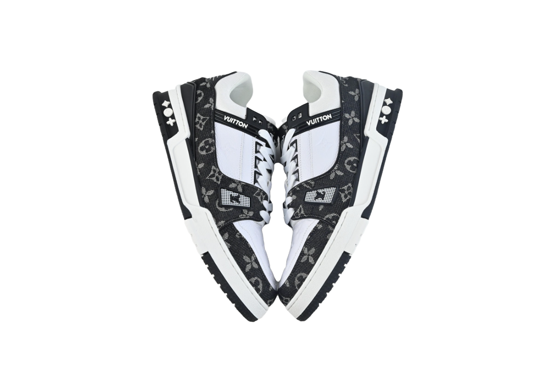 LV Trainer White Black White - Sneakerz Club UK